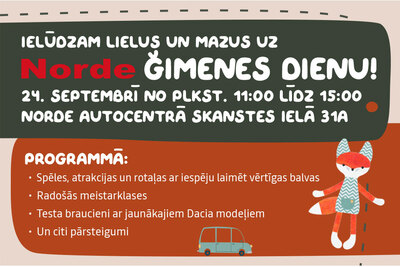 NORDE AICINA UZ ĢIMENES DIENU!