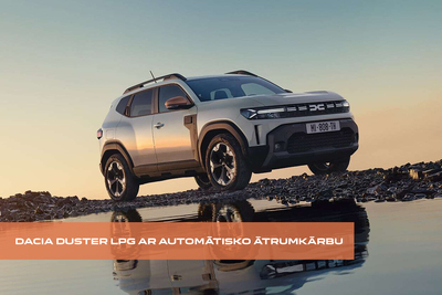 Dacia Duster LPG ar automātisko ātrumkārbu 
