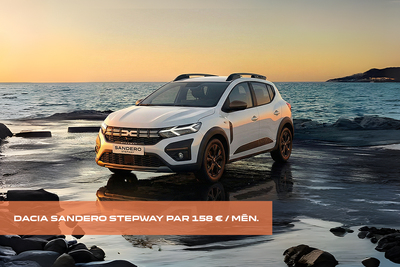 Dacia Sandero Setpway par 158 €/ mēnesī